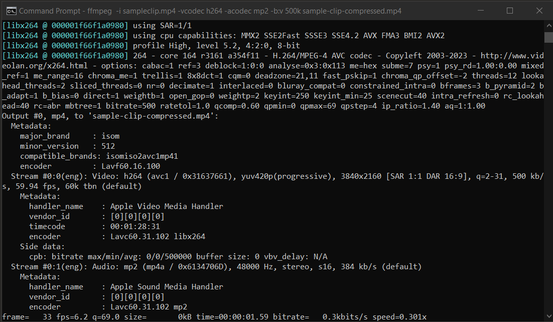 How To Customize Compression Using Bitrate: Step 1