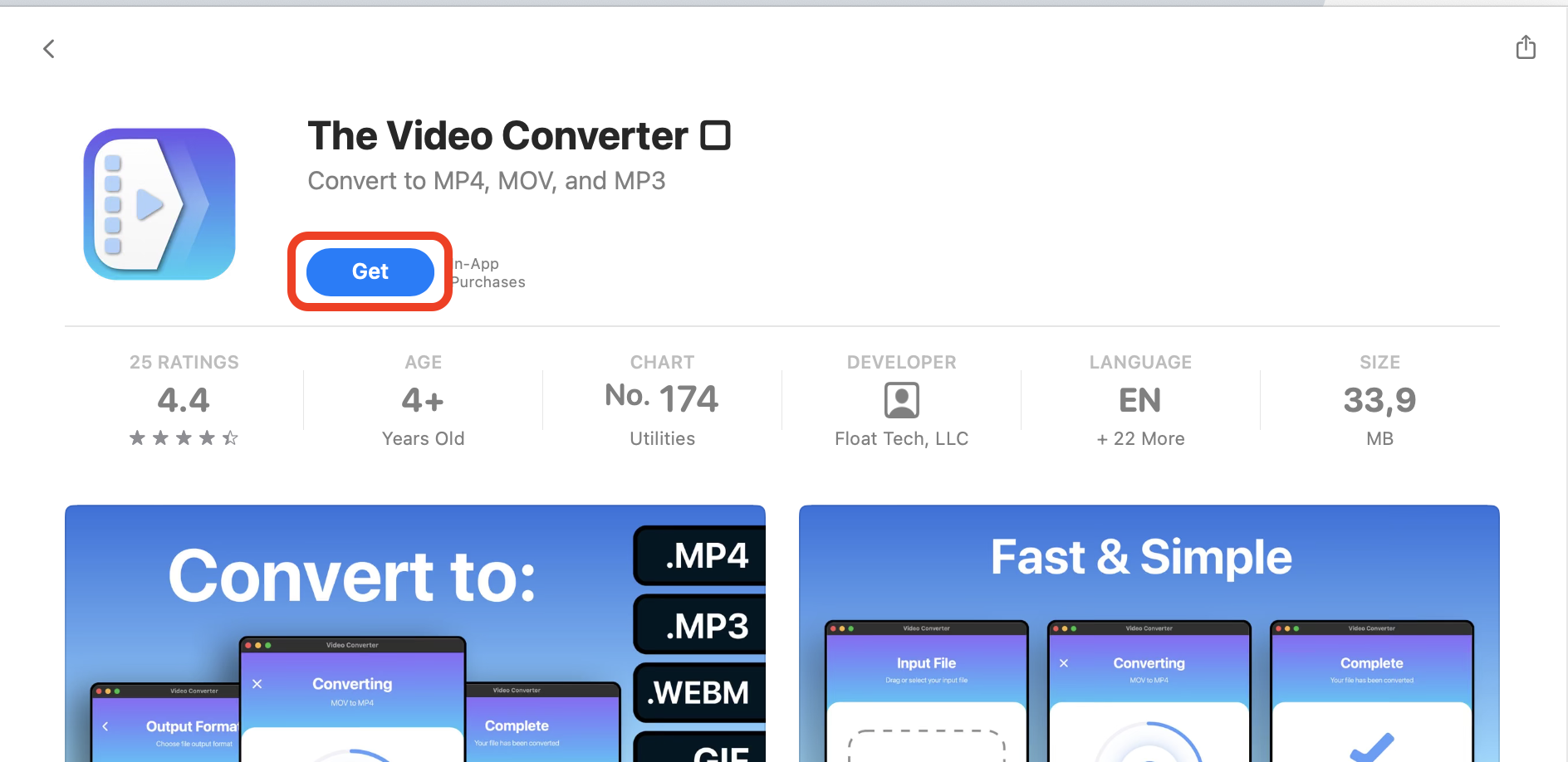 How to Convert 3GP to MP4 in Mac: Step 1