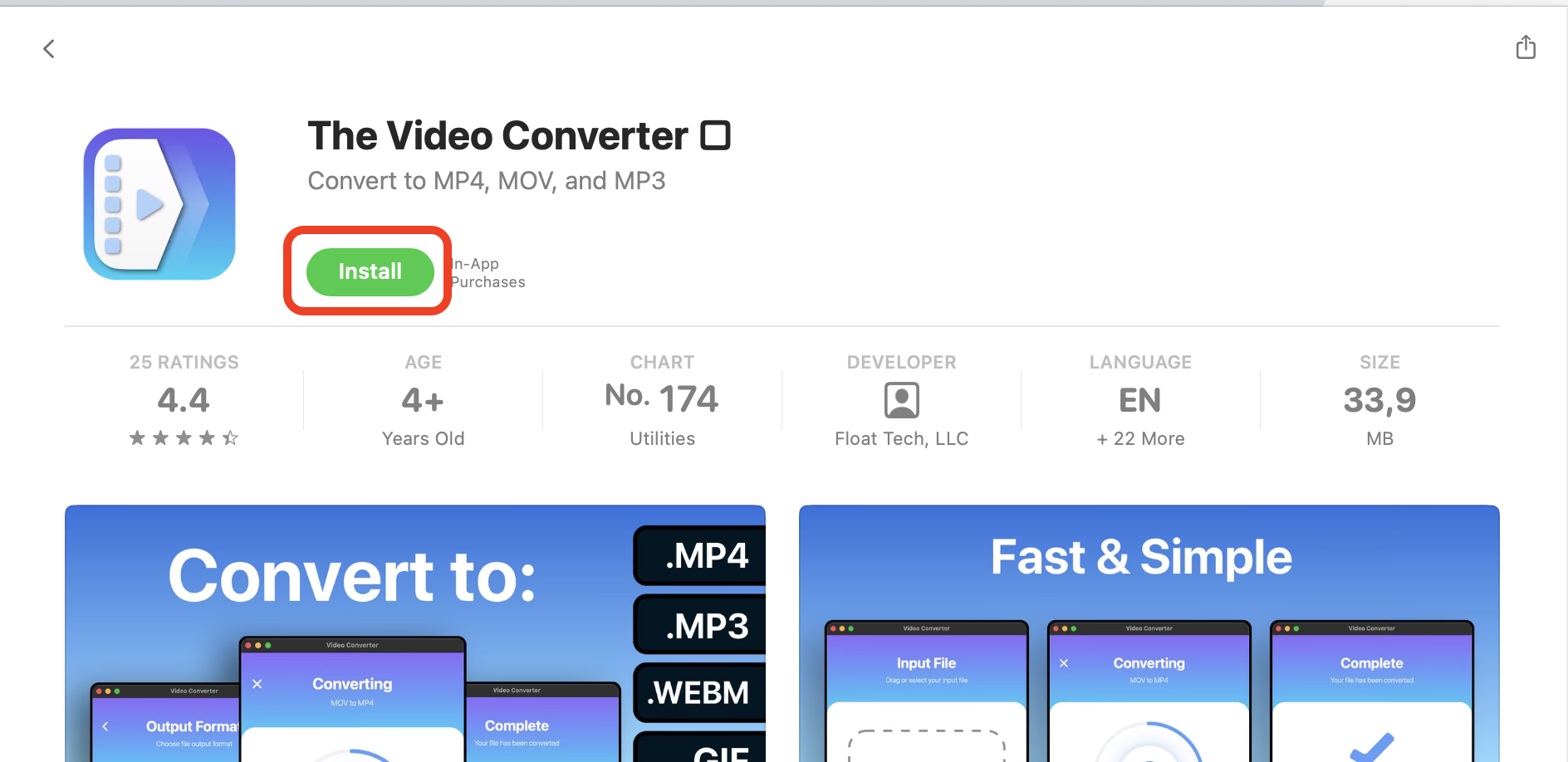 How to Convert 3GP to MP4 in Mac: Step 1