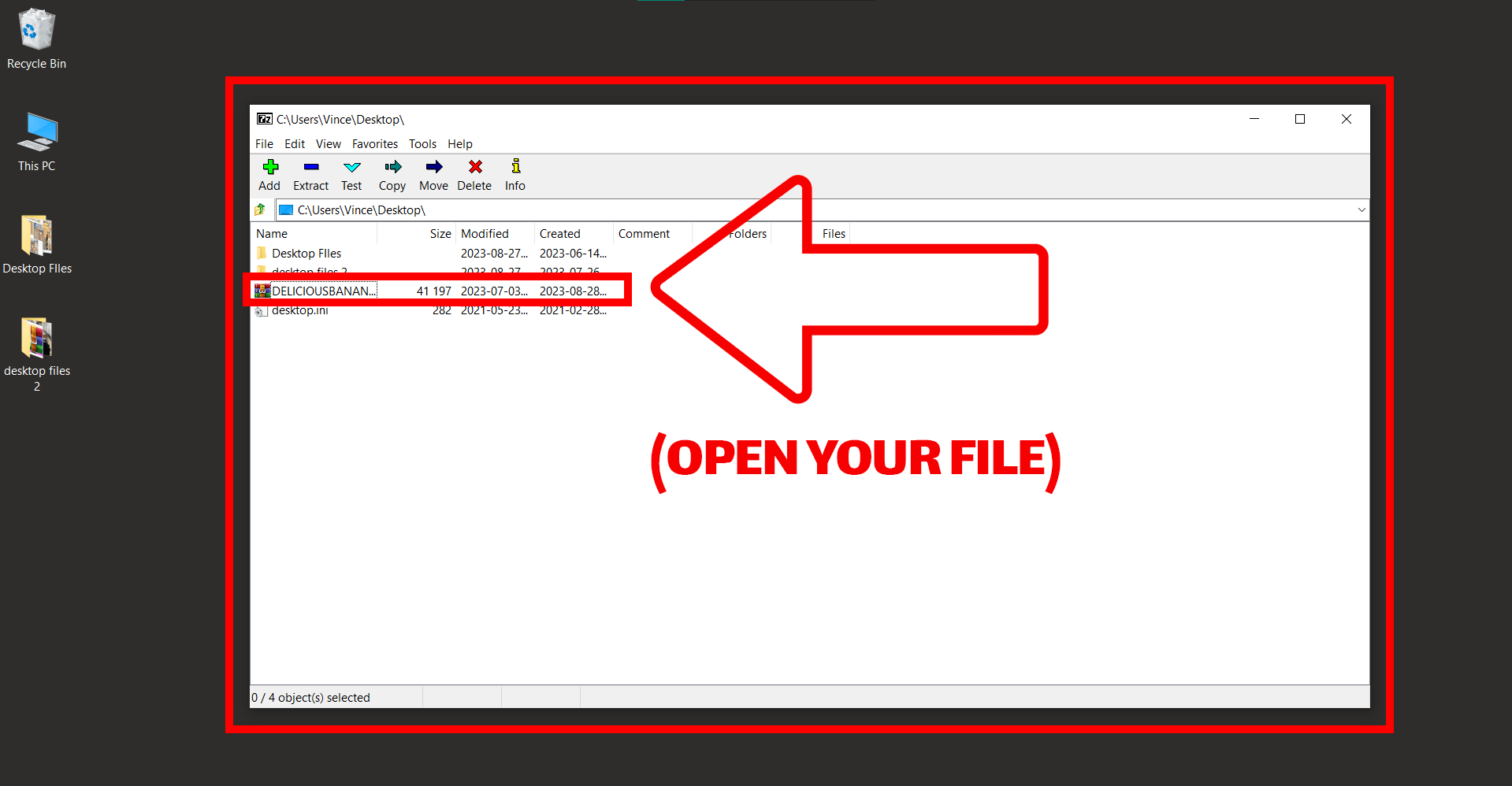 Converting 7Z to Another Archive Format: Step 1