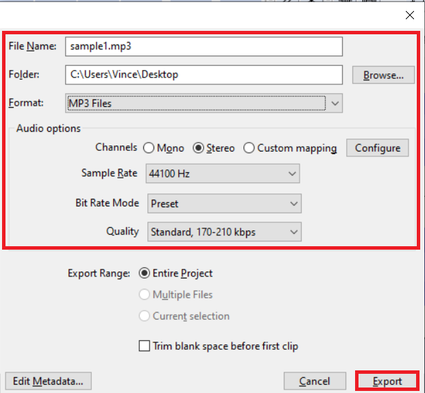 How To Convert CAF Files in Windows: Step 4