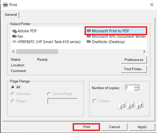 How To Convert HEIC to PDF on Windows: Step 4