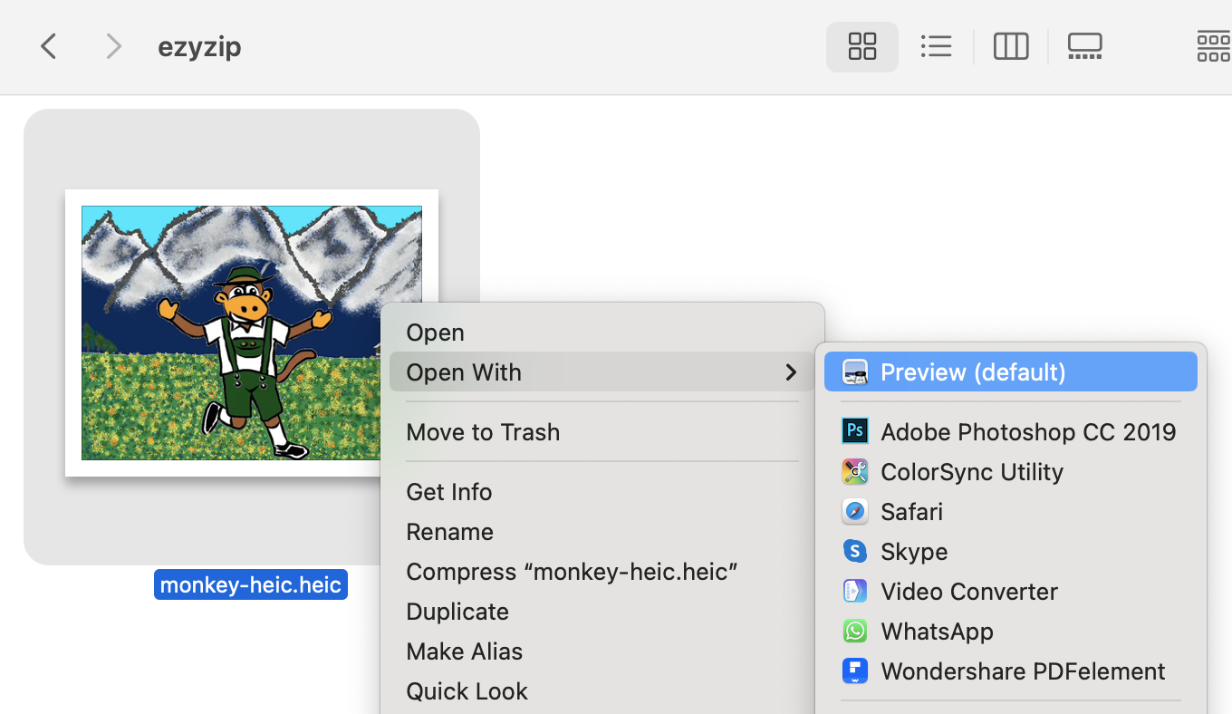 How To Convert HEIC to PDF Using Preview on Mac: Step 1