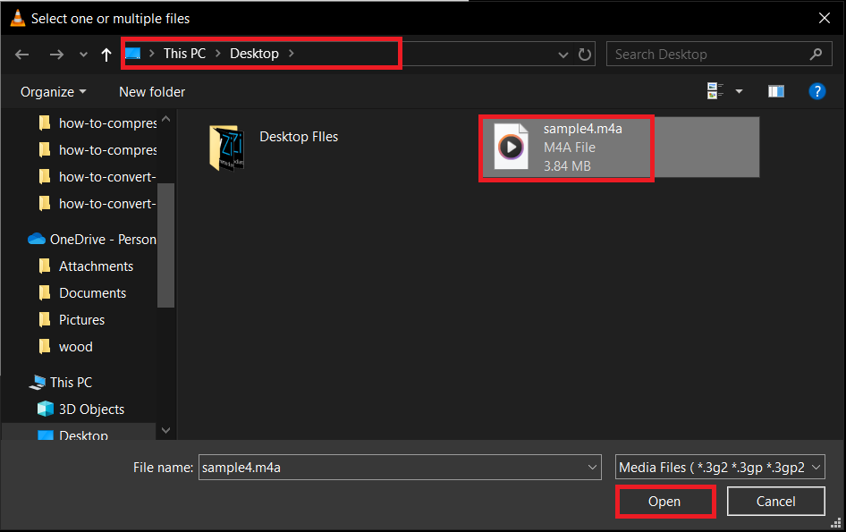 How To Convert M4A to MP3 on Windows: Step 3