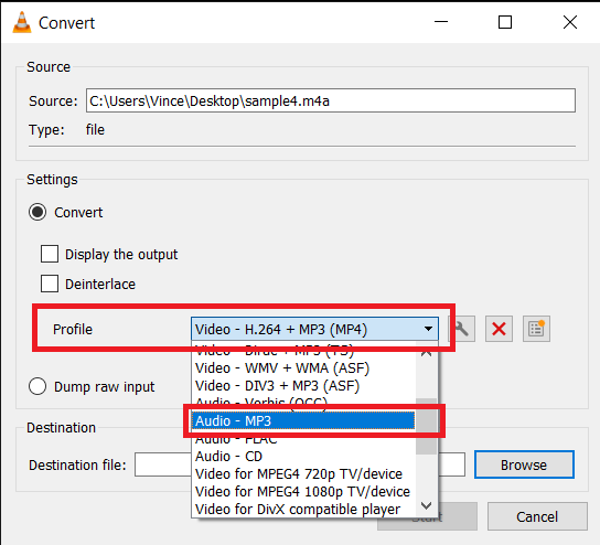 How To Convert M4A to MP3 on Windows: Step 4
