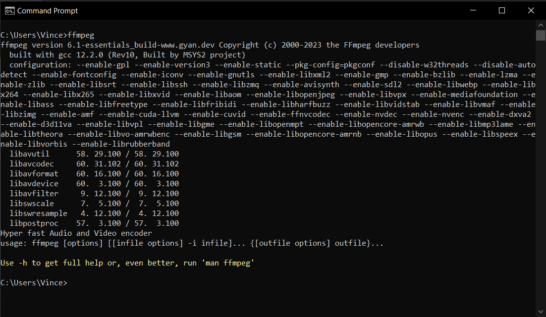 How To Install FFMPEG GUIDE: Step 3
