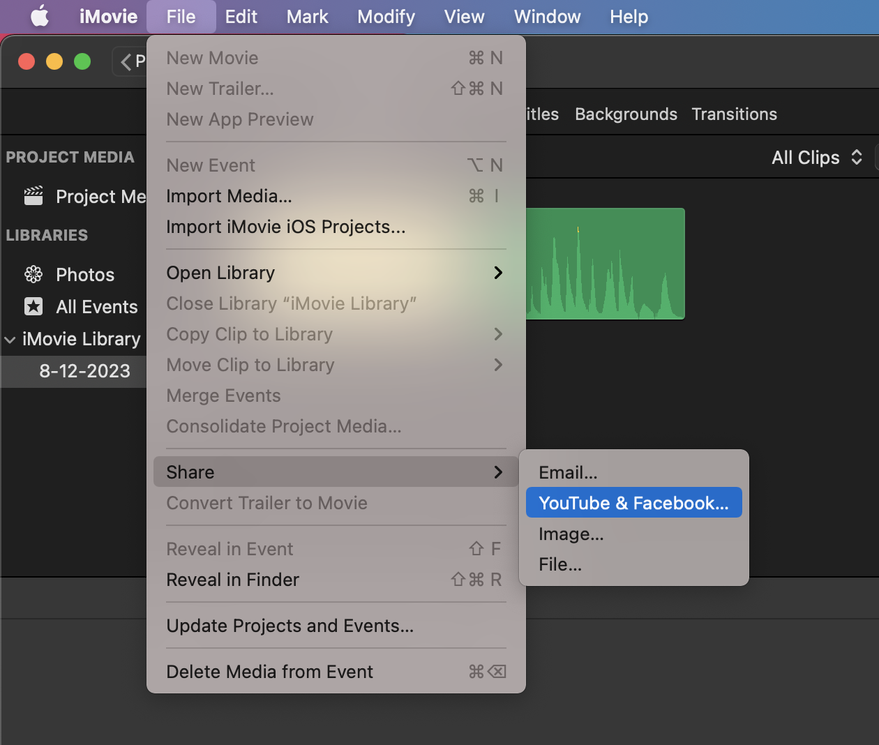 How To Use iMovie on Mac: Step 4