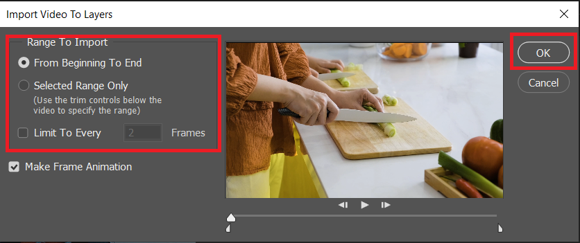 How to use Photoshop to Convert Video To Photo: Step 4