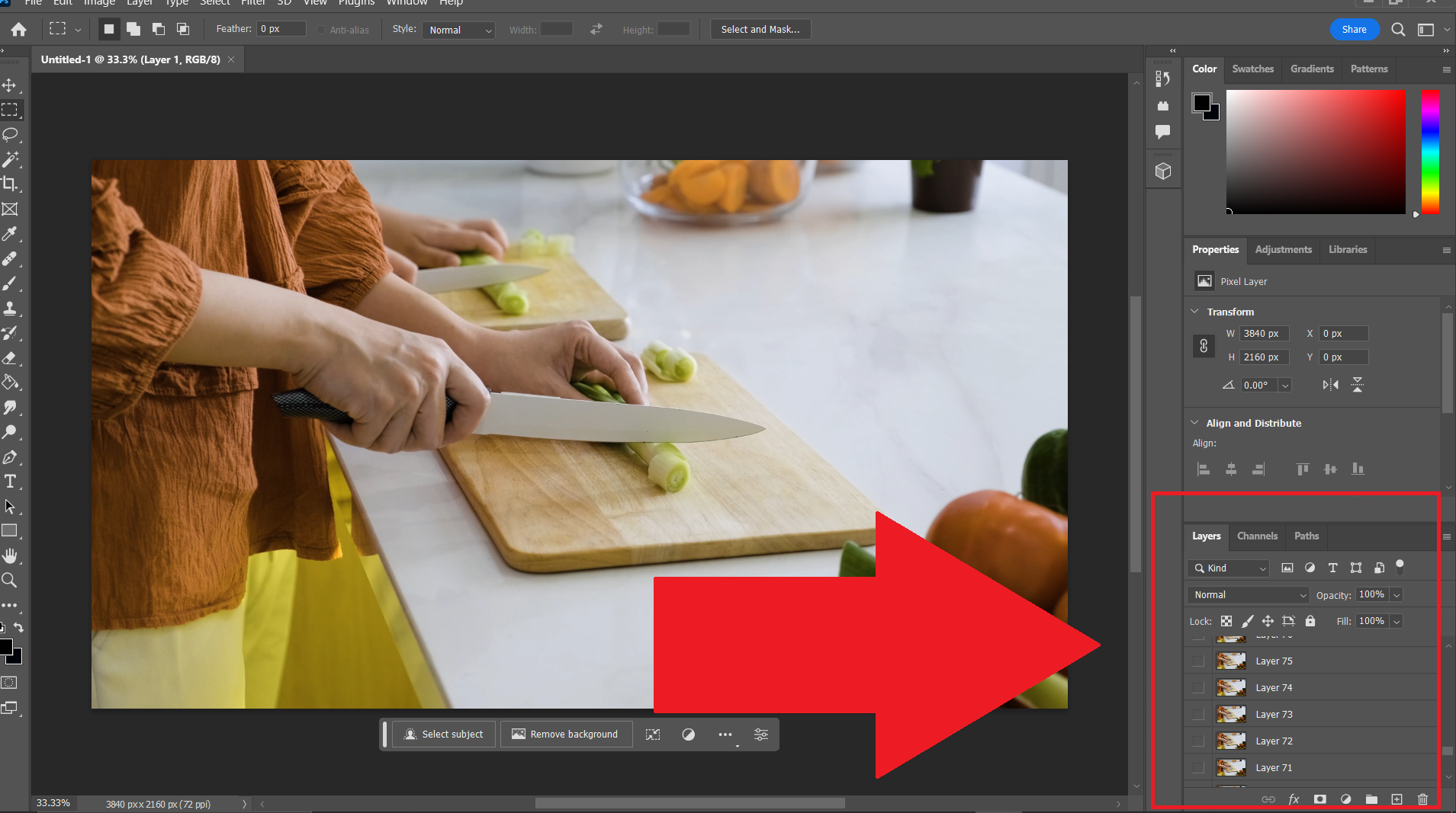 How to use Photoshop to Convert Video To Photo: Step 5
