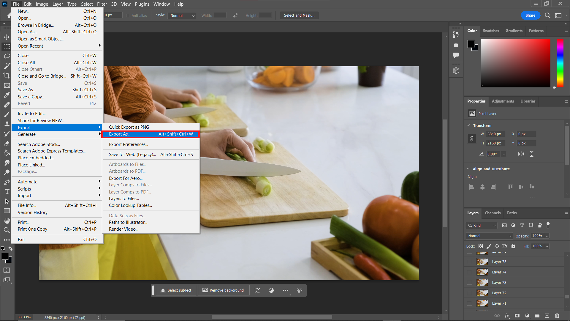 How to use Photoshop to Convert Video To Photo: Step 6