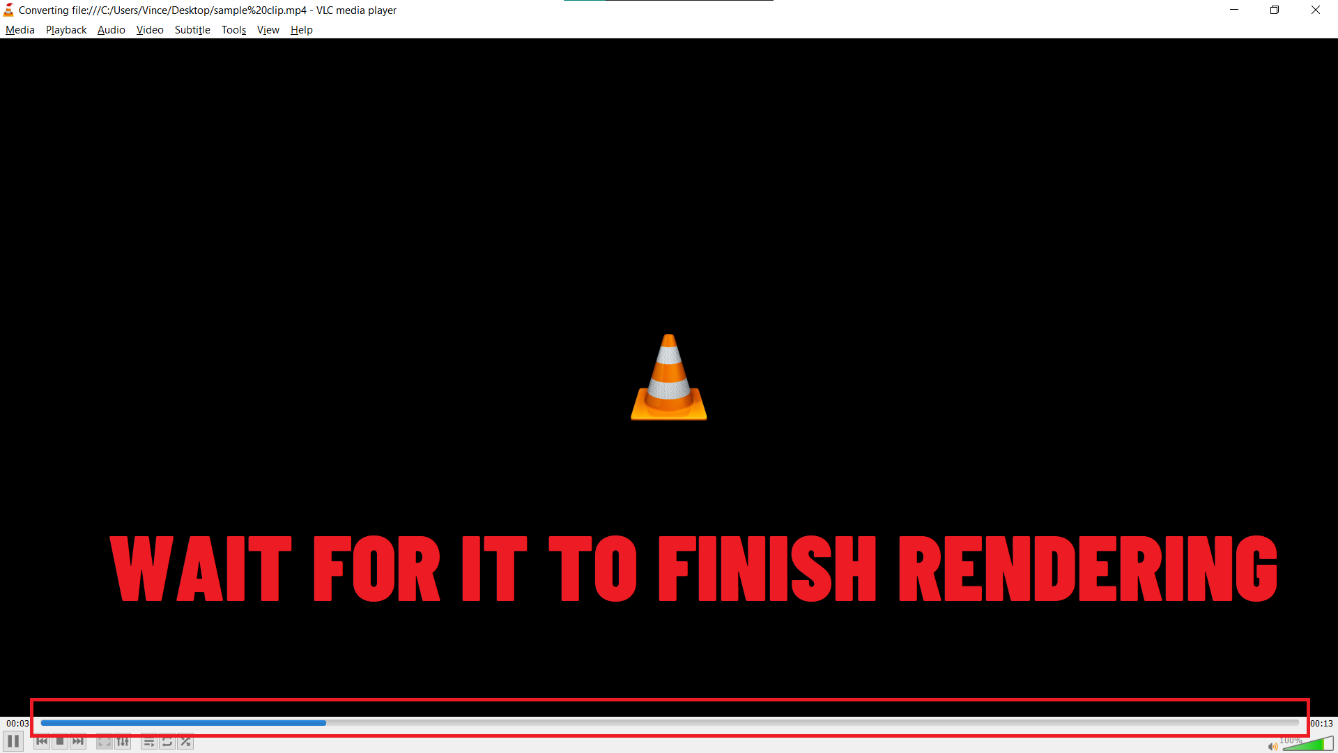 How To Convert Videos to Different Formats Using VLC: Step 8