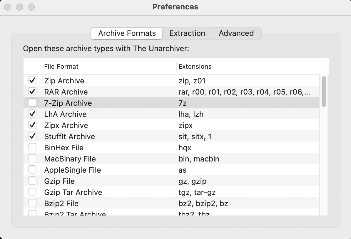 How To Extract 7Z Files Using The Unarchiver: Step 2