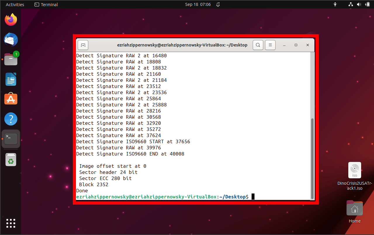 How To Extract BIN Files Using iat on Linux: Step 2