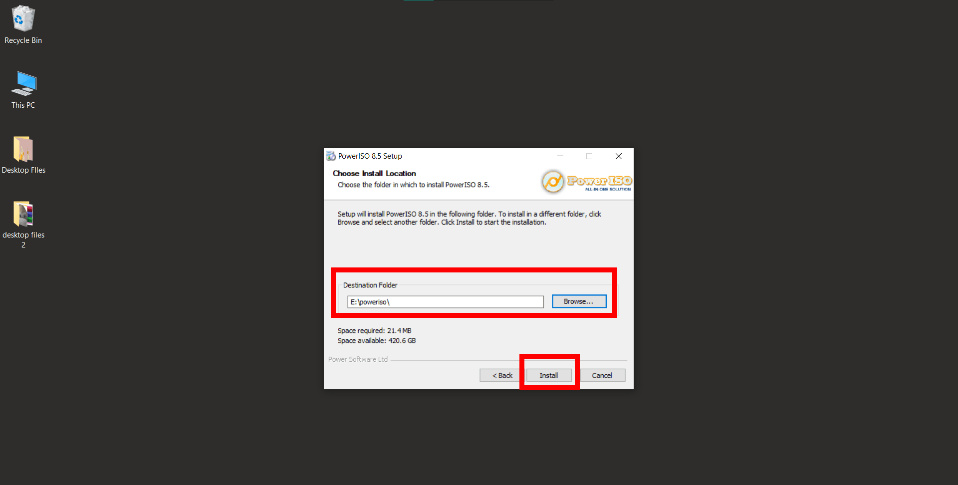 How To Extract BIN Files Using PowerISO on Windows: Step 1