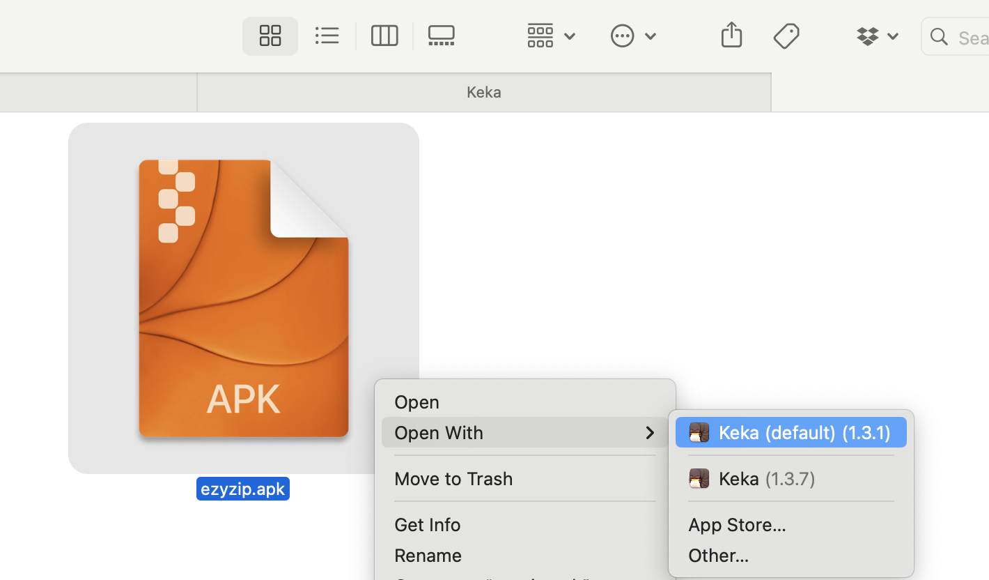 How To Extract APK Files on Mac: Step 2