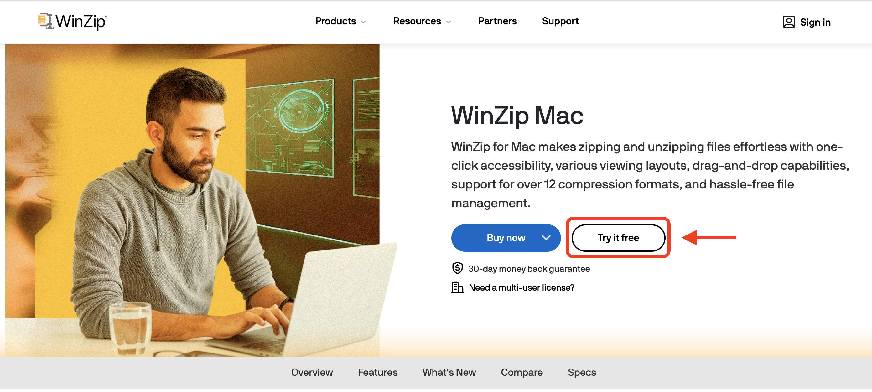 How To Install WinZip on Mac: Step 1