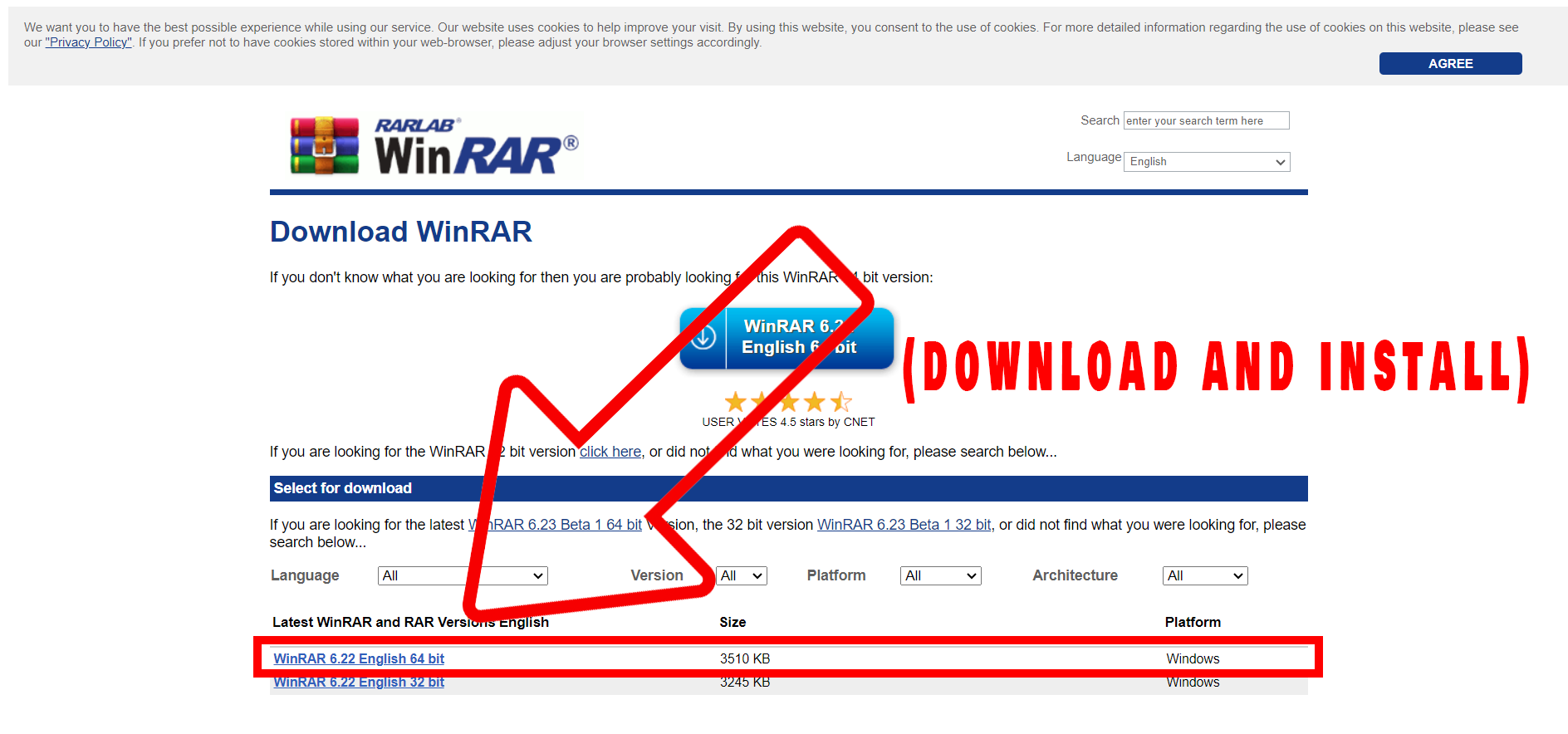 How To Split ZIP Files into Smaller Files Using WinRAR: Step 1