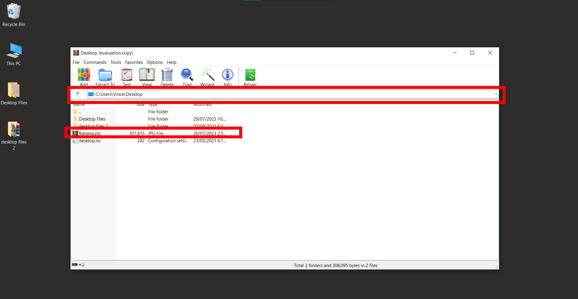 How To Split ZIP Files into Smaller Files Using WinRAR: Step 2