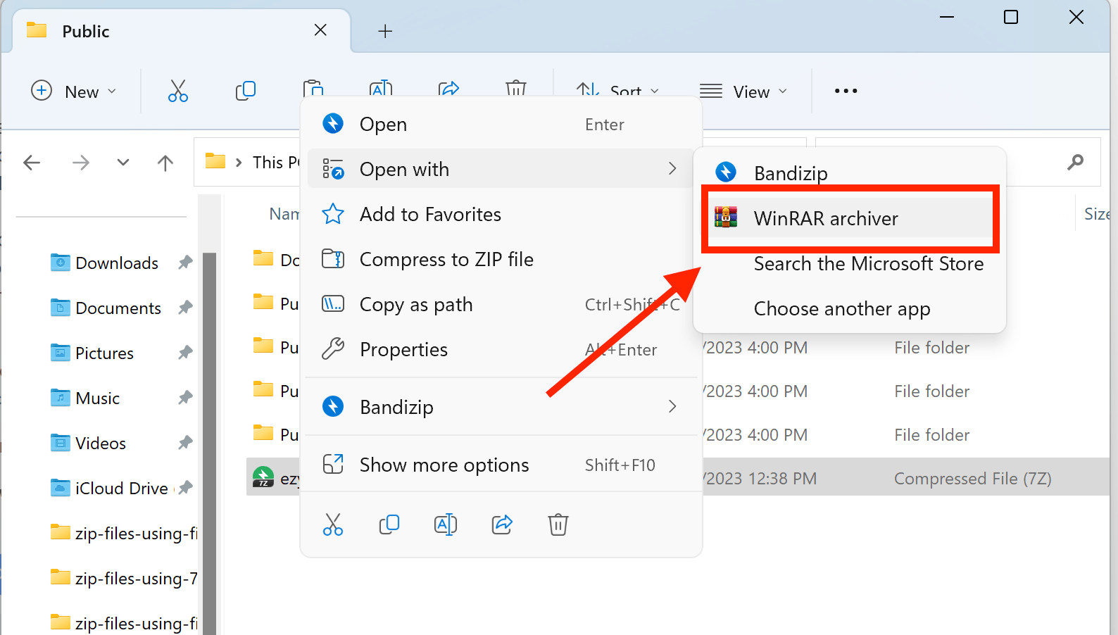 How To Open 7Z Files Using WinRAR: Step 4
