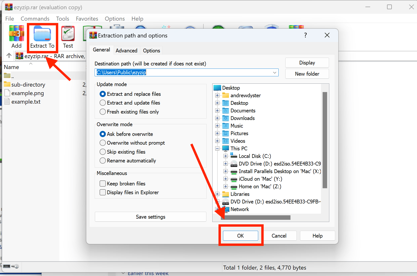 How To Open 7Z Files Using WinRAR: Step 5