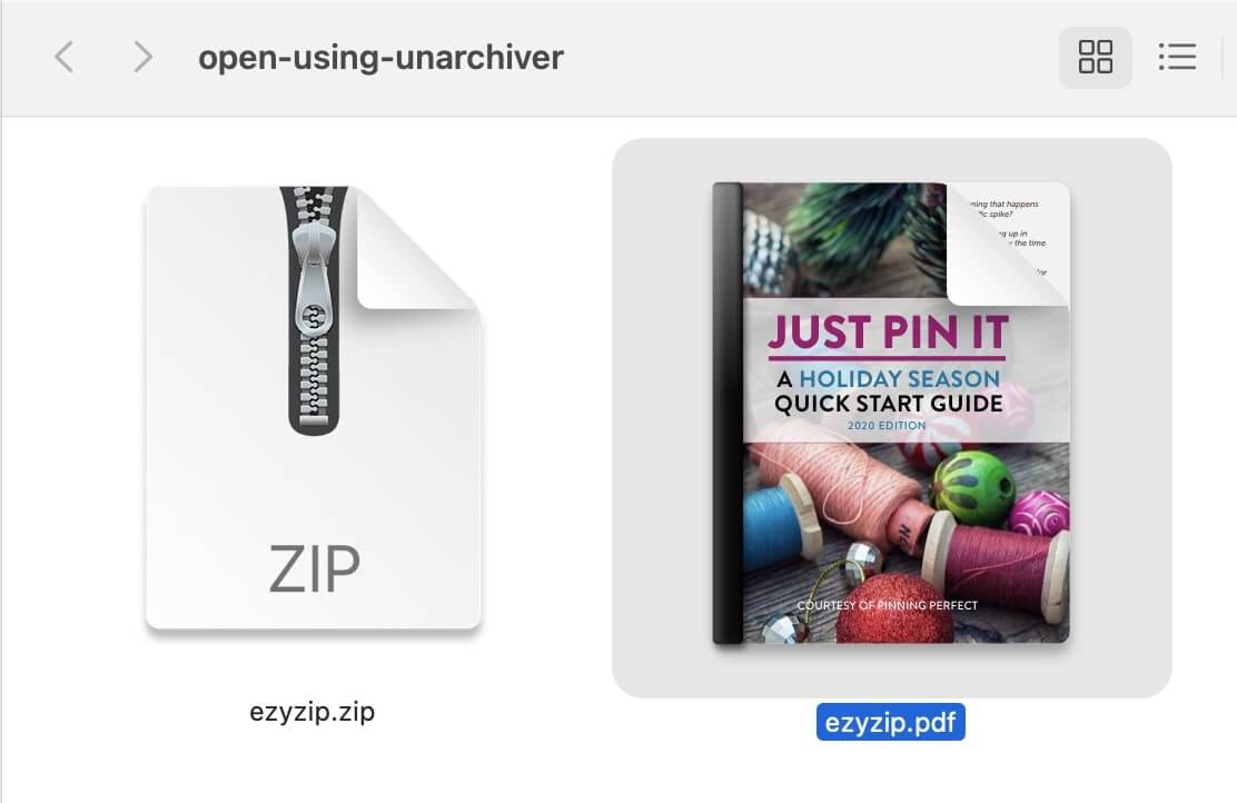 How to Open Password Protected ZIP File Using unarchiver: Step 6