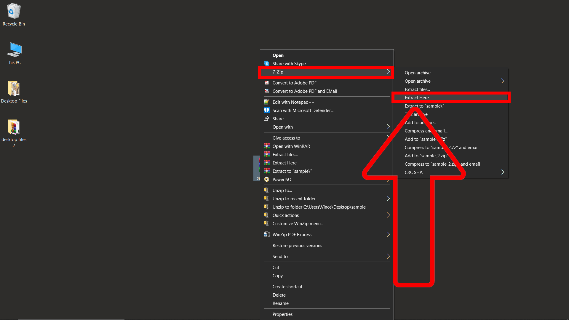 How To Open TAR Files on Windows: Step 3