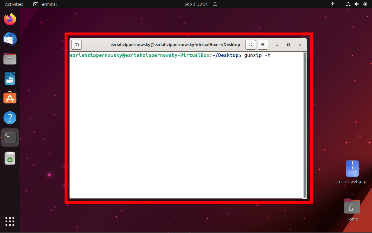 How To Open GZ Files on Linux: Step 1