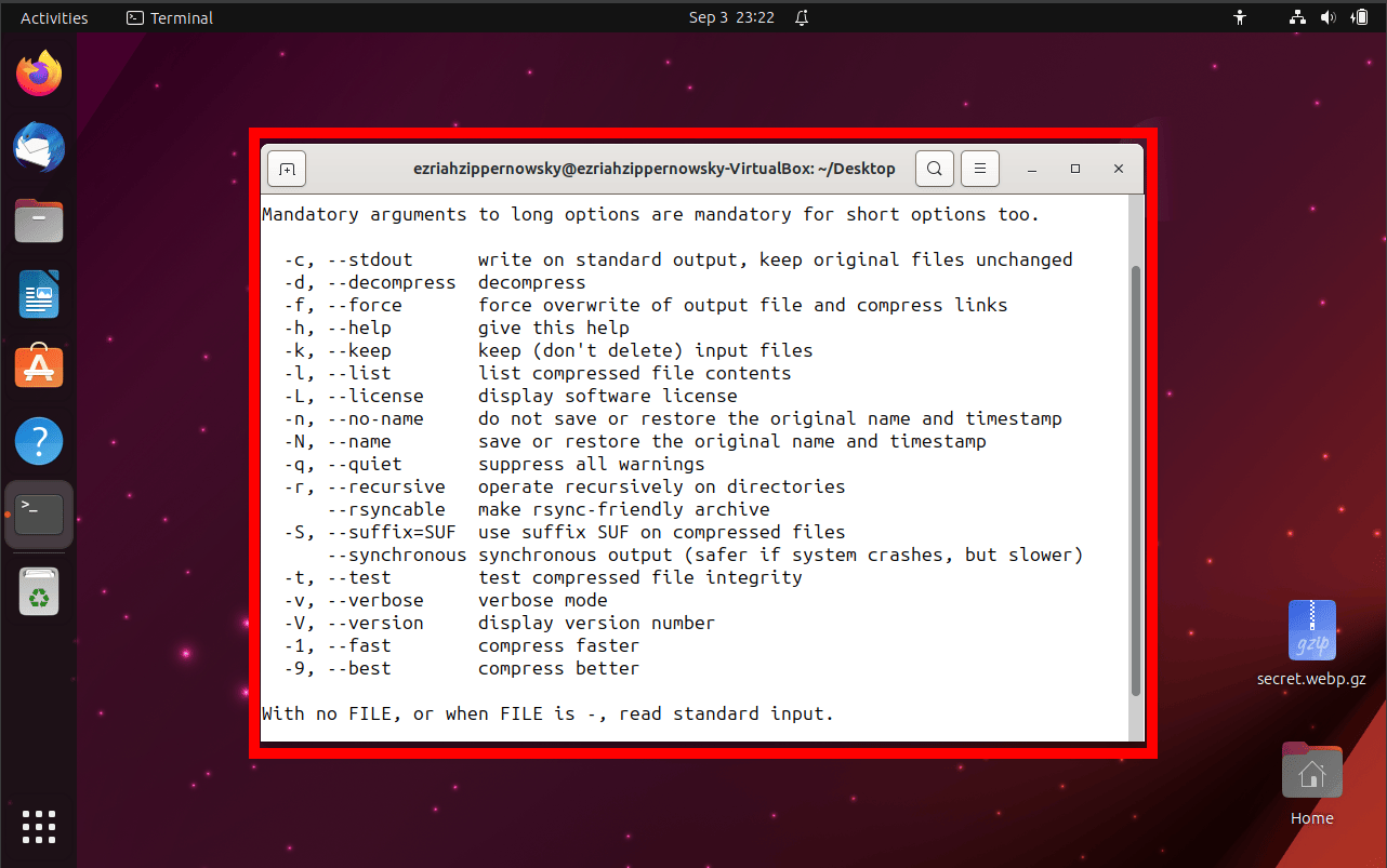 How To Open GZ Files on Linux: Step 1