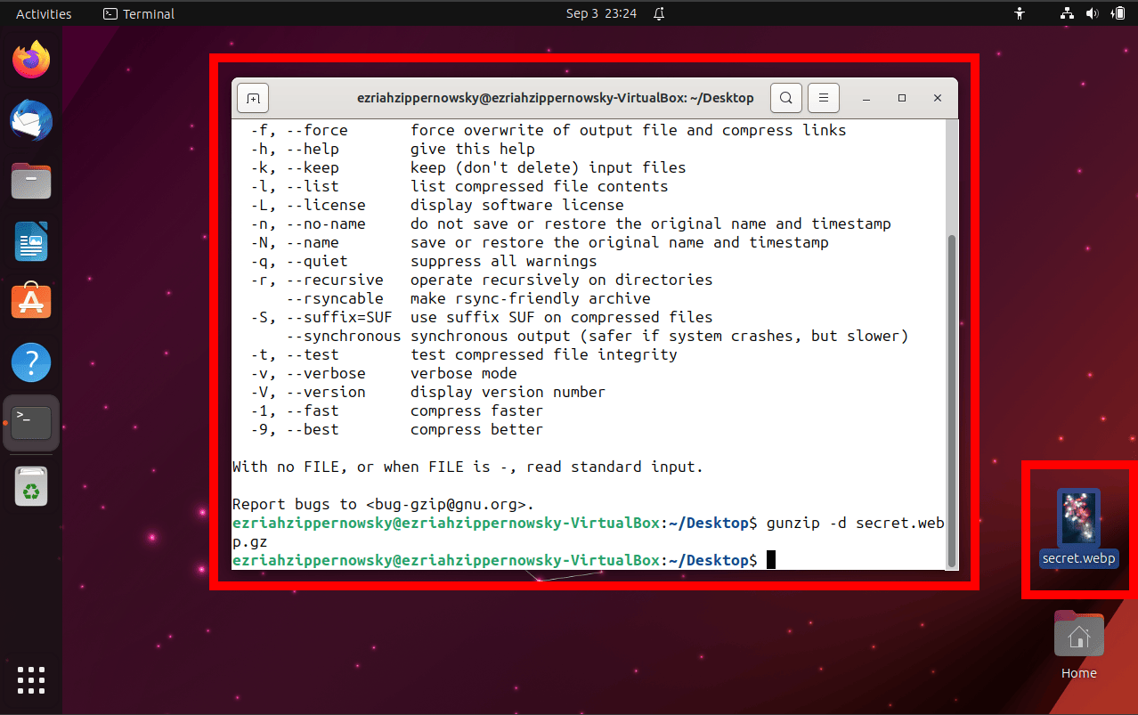 How To Open GZ Files on Linux: Step 1