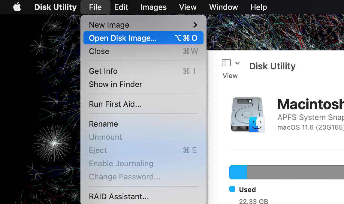 How To Open ISO Files Using Disk Utility: Step 3