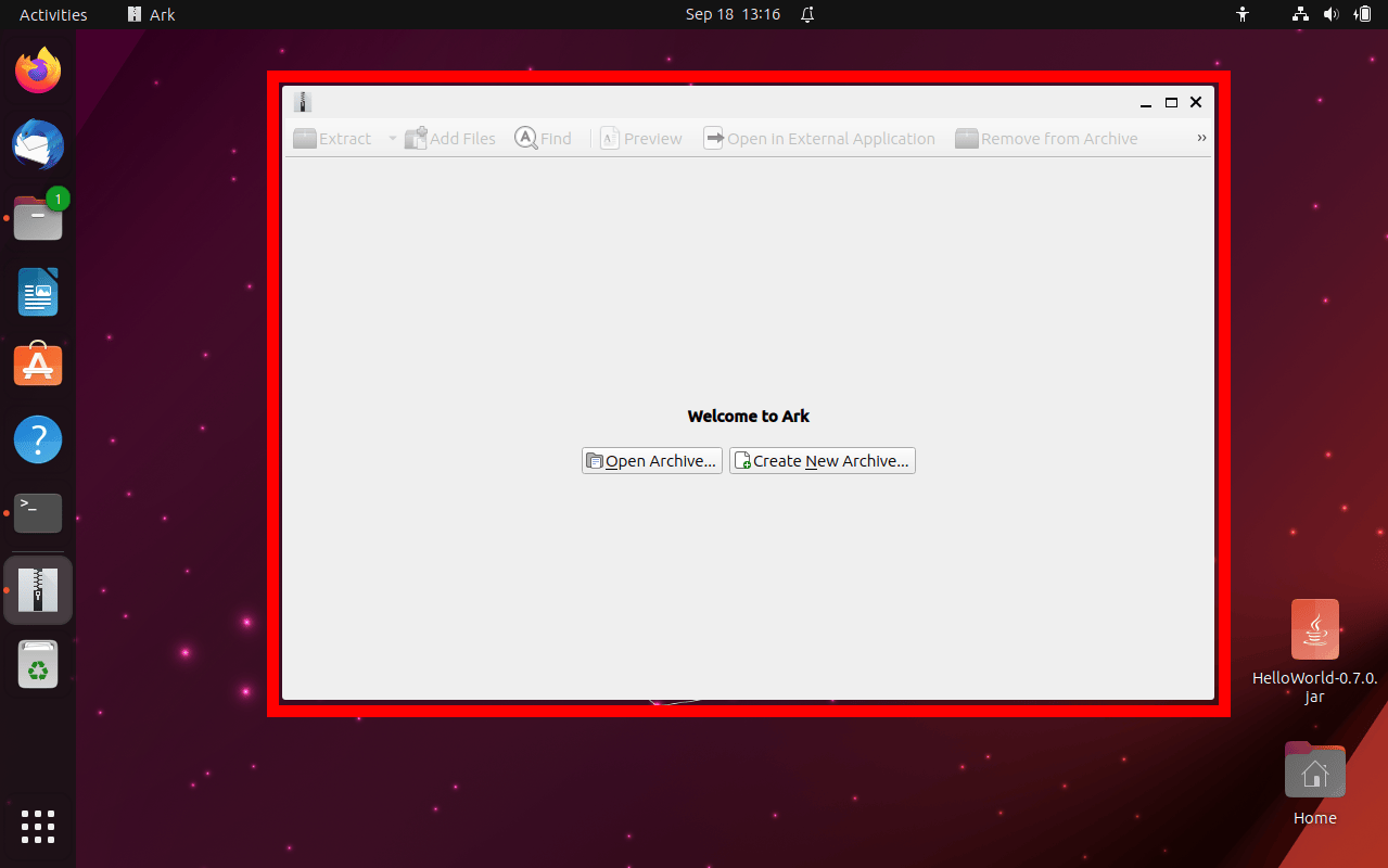 How To Open JAR Files Using "Ark" App: Step 3