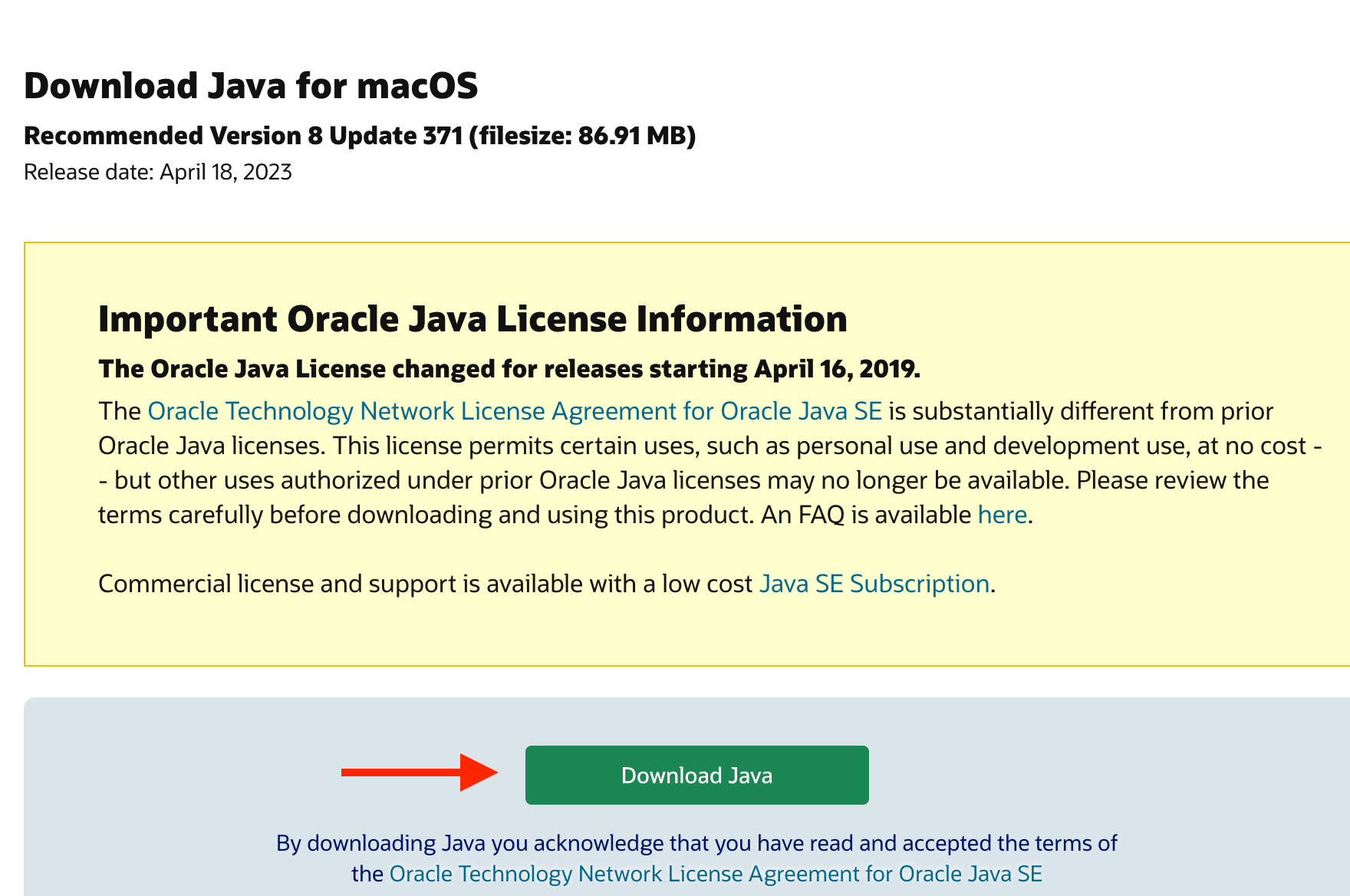 How To Install Java: Step 2
