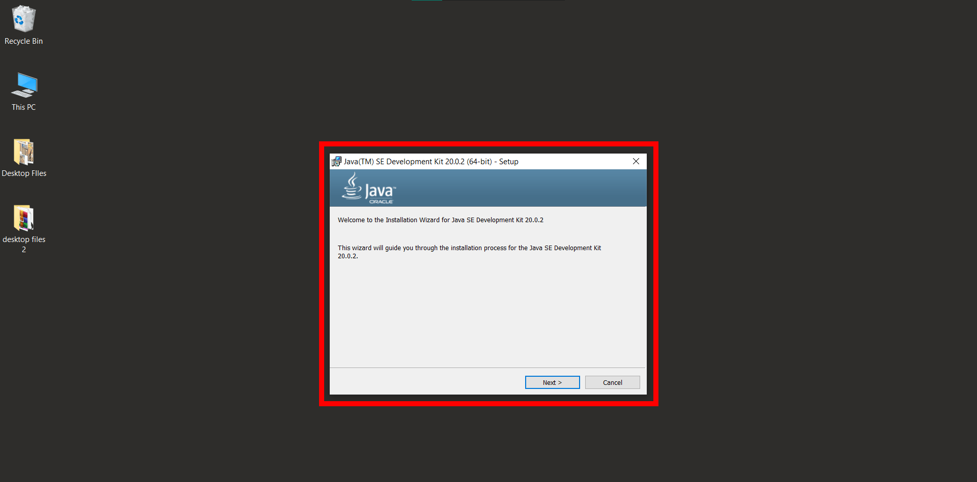How to Install Java in Windows: Step 6