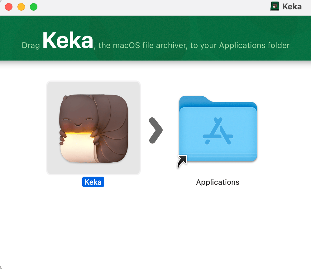How To Open Multipart RAR Files Using Keka: Step 1