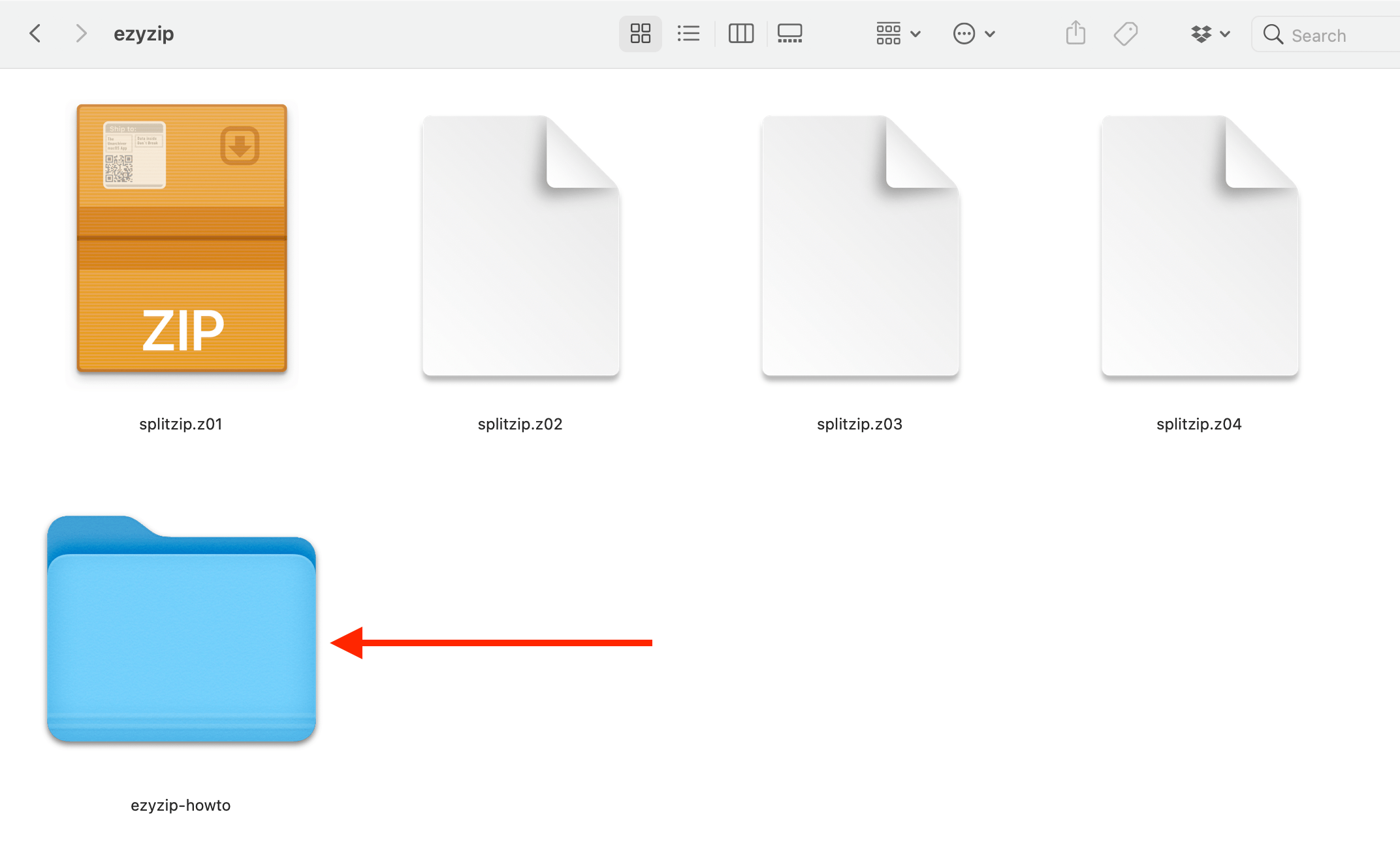 Method 2: Using rar extractor for Mac: Step 2