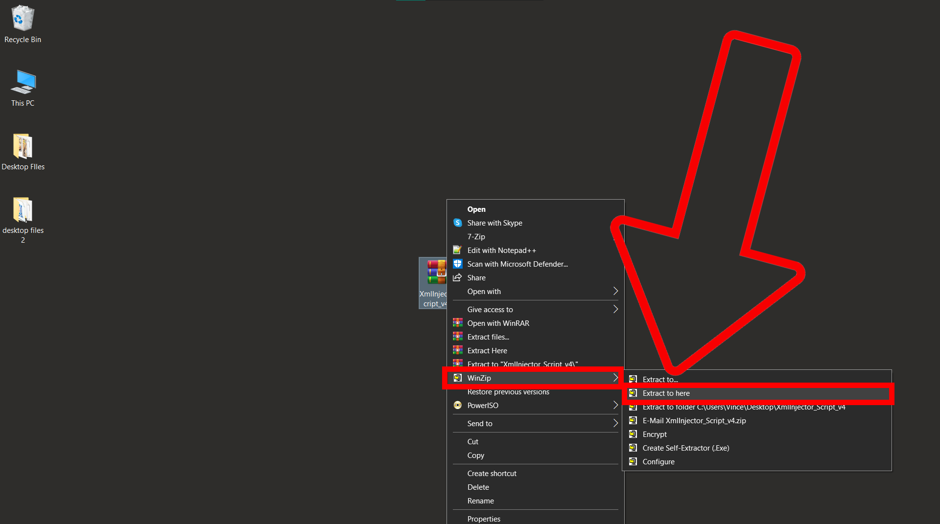 How To Open RAR/ZIP Files Using WinZip: Step 3