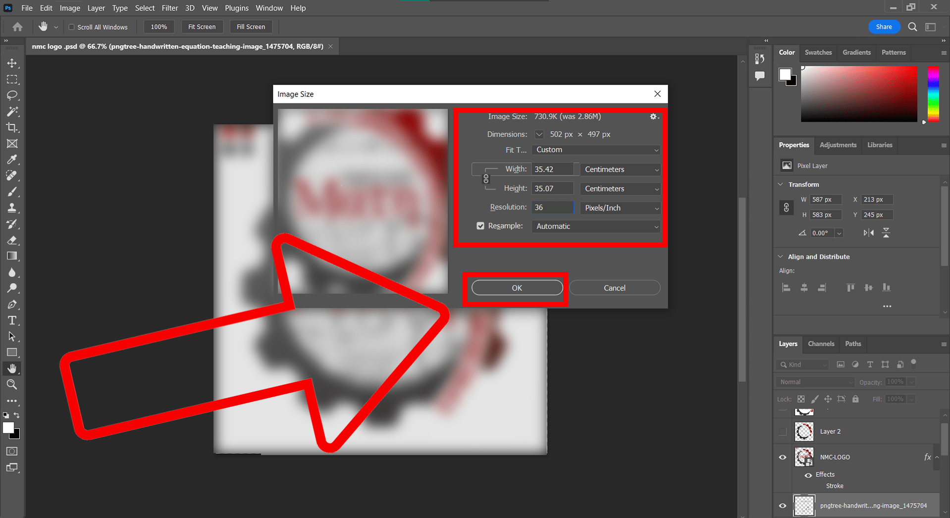 How To Compress Adobe PSD File Size: Step 3