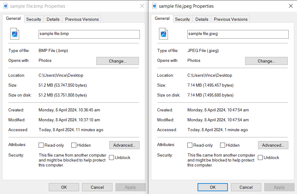 Reduce Image File Size For Upload: Step 3