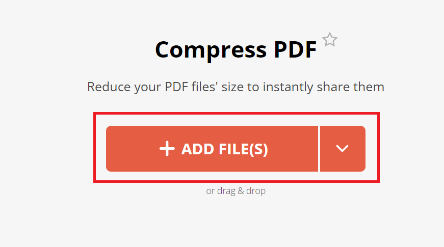 Reduce PDF Document Size For Upload: Step 1