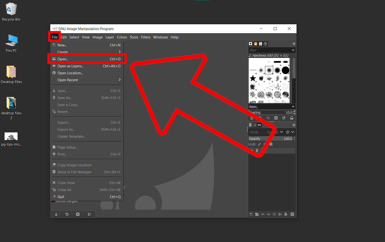 How To Reduce GIF Size Using GIMP: Step 1
