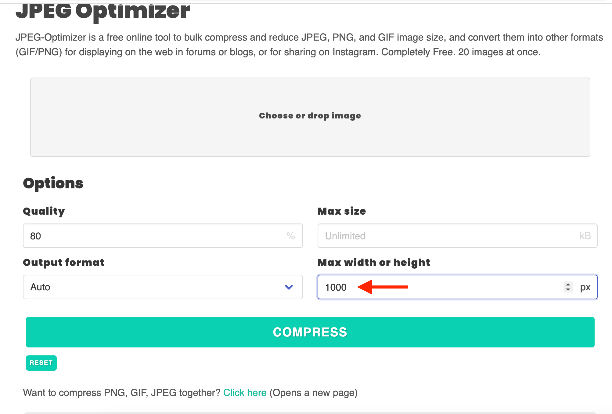 How To Reduce JPEG File Size Using JPEG Optimizer: Step 3