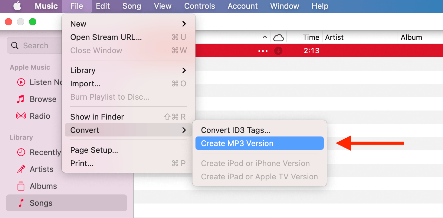 How To Reduce MP3 Size using iTunes: Step 5