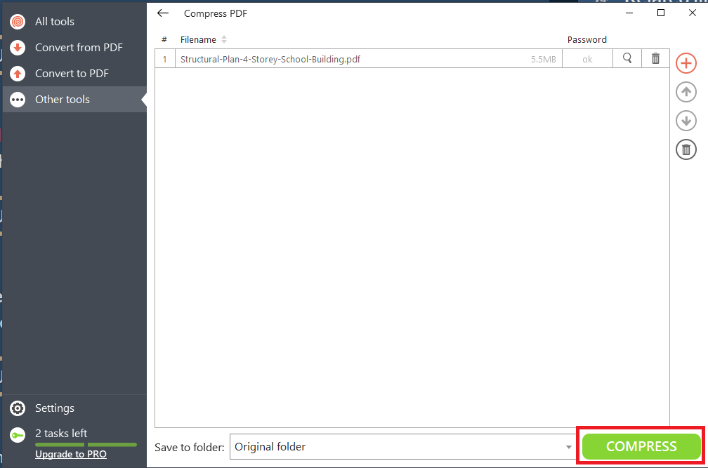 How To Compress PDFs Using PDF Compressor: Step 4