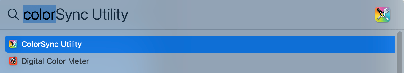 How To Use ColorSync Utility on Mac: Step 1