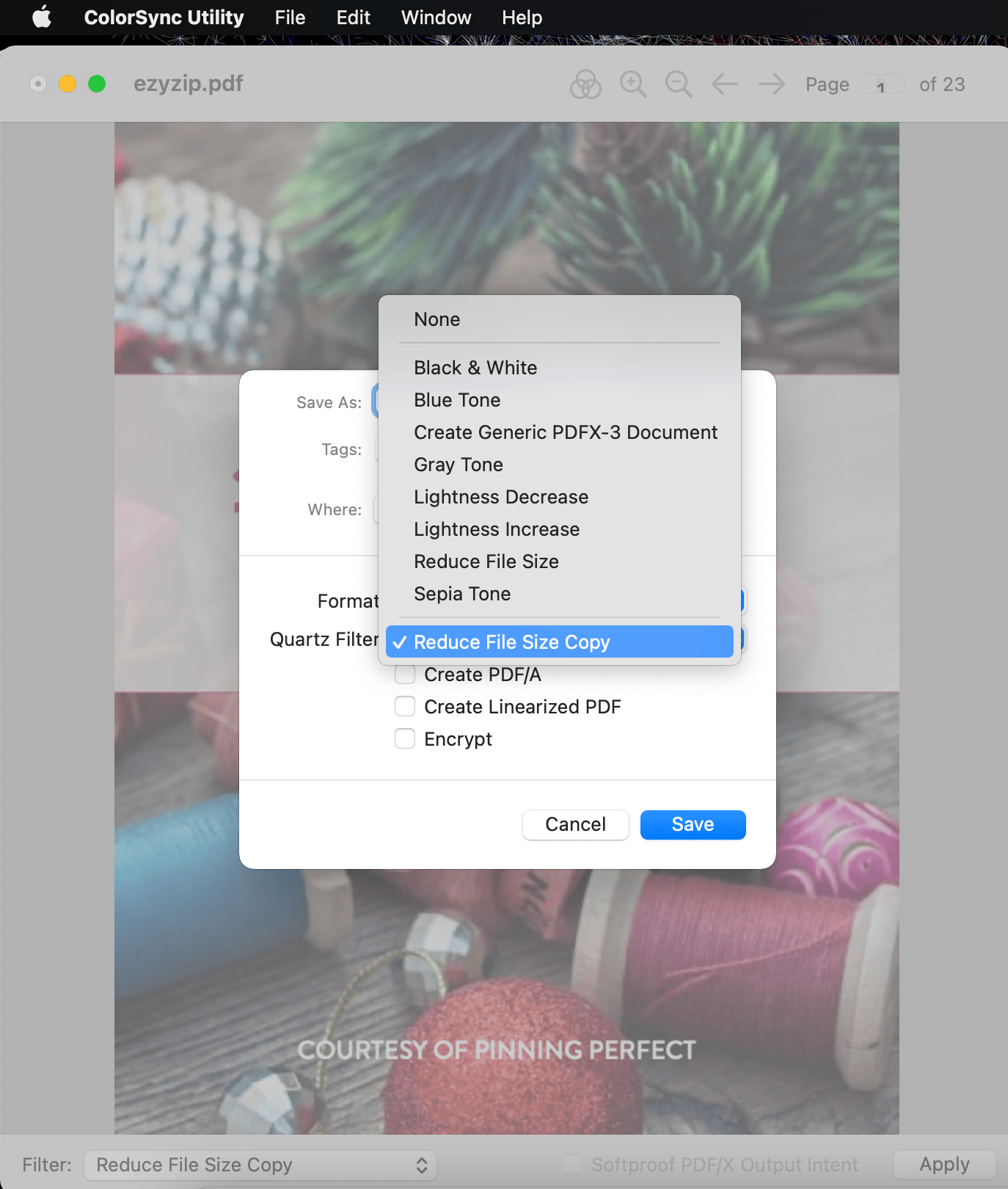 How To Use ColorSync Utility on Mac: Step 4