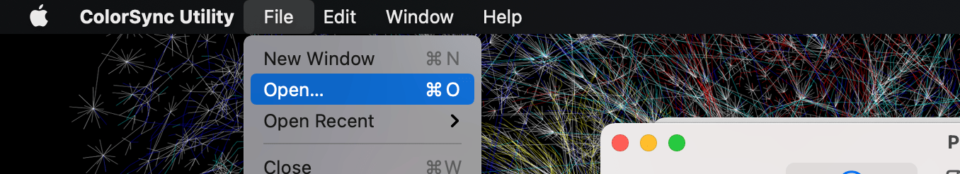 How To Use ColorSync Utility on Mac: Step 2
