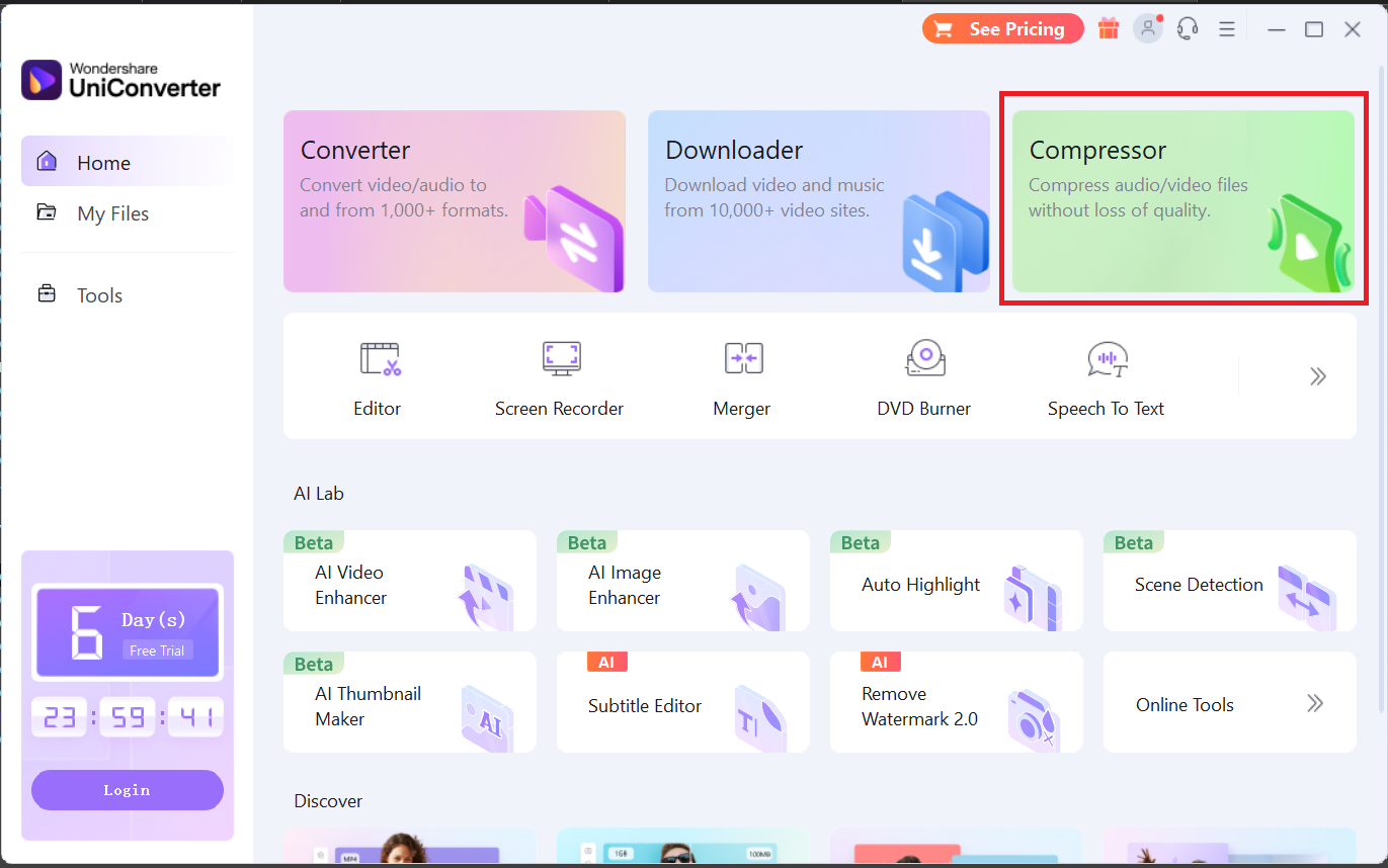 How To Reduce Video File Size Using Wondershare UniConverter: Step 2