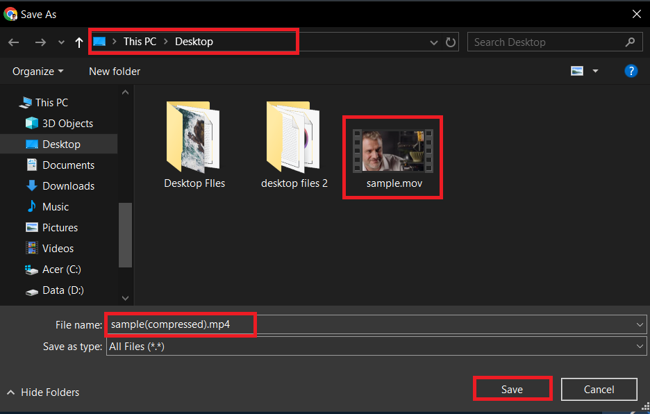 How To Compress Videos Online with ezyZip: Step 4