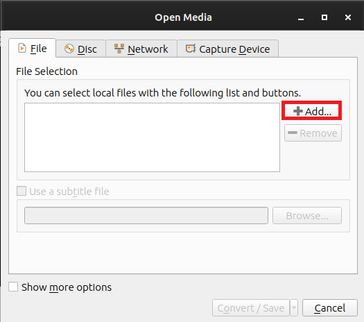 How To Reduce Video Size with VLC on Linux: Step 3