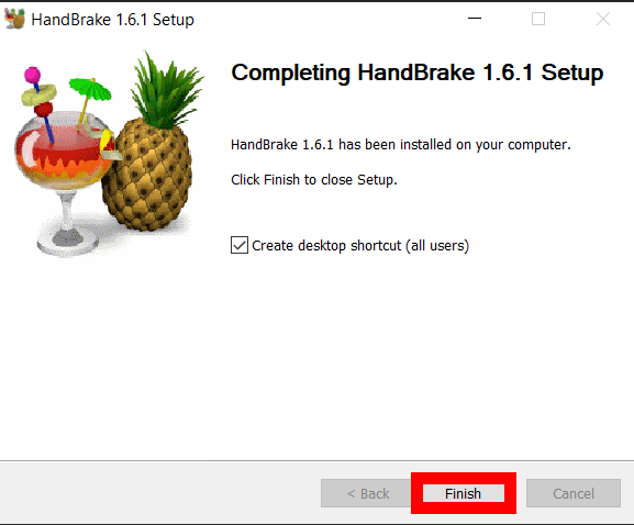 How To Use Handbrake on Windows: Step 1